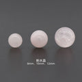 507  8-12Mm contas de meio buraco, cristal de ágata meia gema meio buraco contas redondas acessórios DIY Dragon Boat Festival contas DIY
