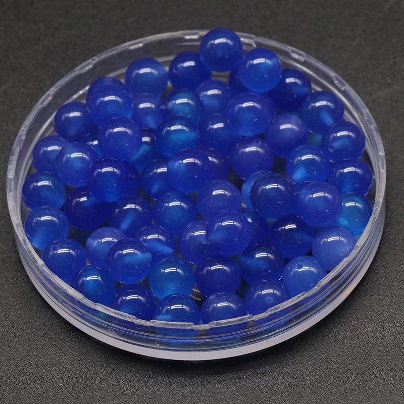Contas de meio orifício de 1600-8mm, contas redondas de meio orifício de ágata de cristal natural, contas soltas Brincos de viga DIY acessórios de incrustação