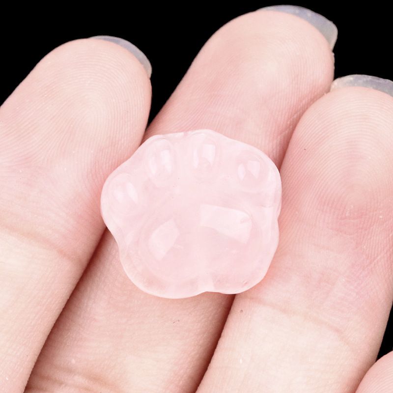 2044-16Mm Cristal Natural Ágata Dongling Jade Escultura Garra De Gato Urso Pata DIY Colar De Mão Pingente Acessórios