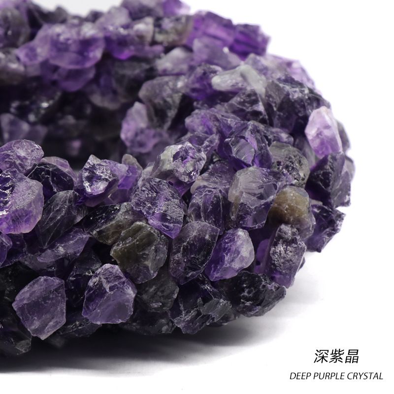 10-12Mm pedra áspera minério de lã pequeno, pó roxo citrino branco cristal azul ouro turmalina minério contas irregulares