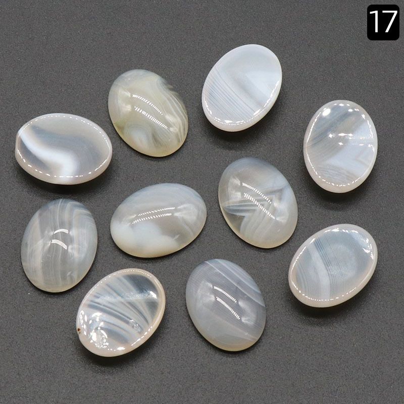 1244-15X20 Superfície de anel em forma de ovo, jóias DIY geométricas de cristal incrustadas com acessórios de pedra solta, cristal de morango.