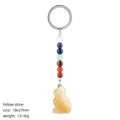 1956 Pingente de gatinho de pedra natural chakra colorido cordão de cristal ágata gravado pingente de gatinho