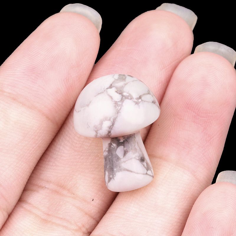 883-Amethyst agate stone mini 2cm pequeno cogumelo DIY micro paisagem Mori paisagismo jardim flor vaso decoração