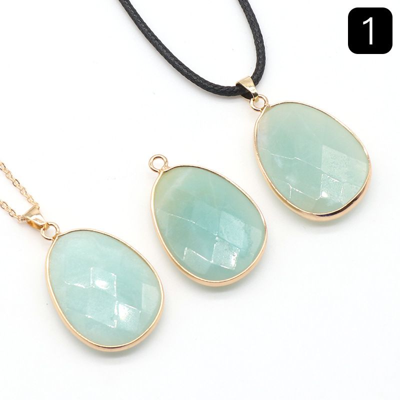 Cristal de ametista em pó Colar de bainha de corte de pedra de tigre Tianhe, pingente de bainha de pedra de ágata de cristal