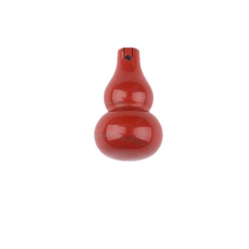 30Mm pingente de cabaça de cristal natural, tecido cultural e acessórios de jogo DIY jade ágata pequeno pingente de cabaça de jóias