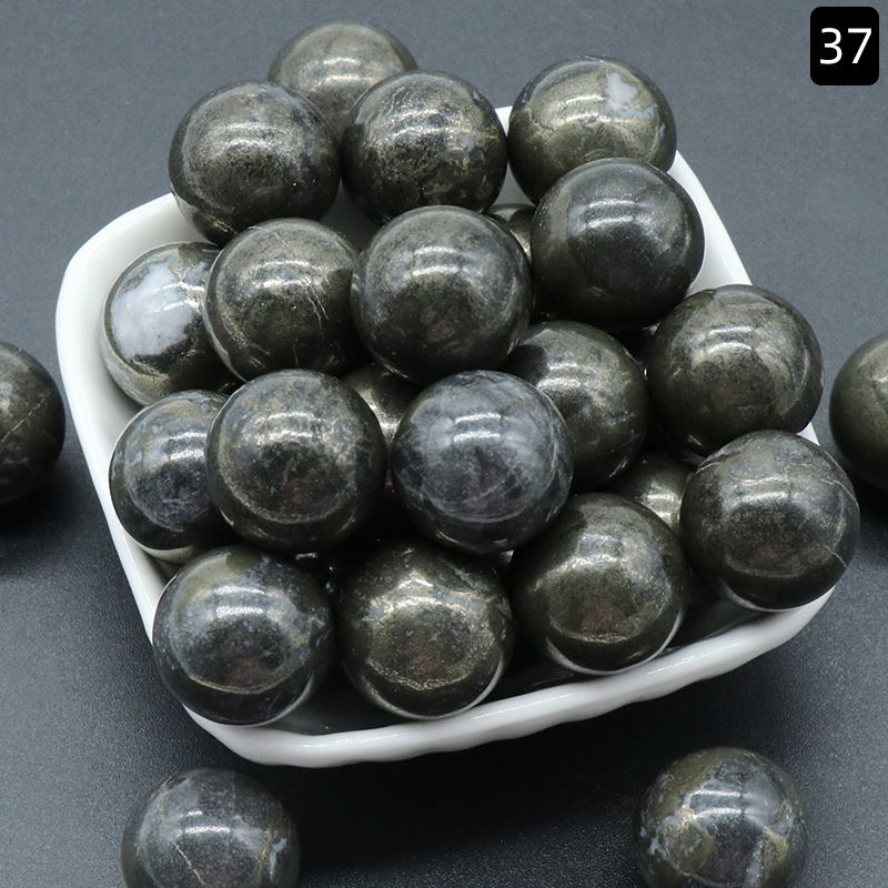 1097Bola não porosa não porosa Bola redonda de 20mm ágata de ametista natural DIY pedra não porosa contas redondas