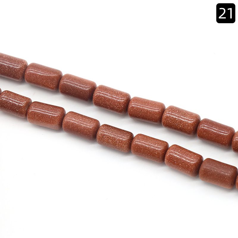 1330-Cristal ágata jade 6 * 10mm cilíndrico solto talão espaçador de tubo redondo talão de balde acessórios DIY vários materiais