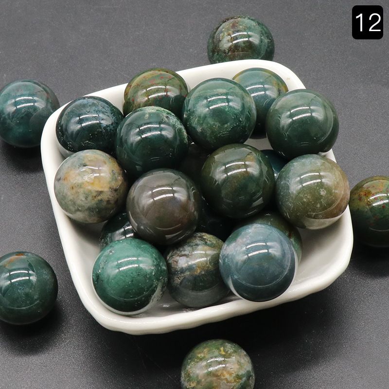 1097Bola não porosa não porosa Bola redonda de 20mm ágata de ametista natural DIY pedra não porosa contas redondas