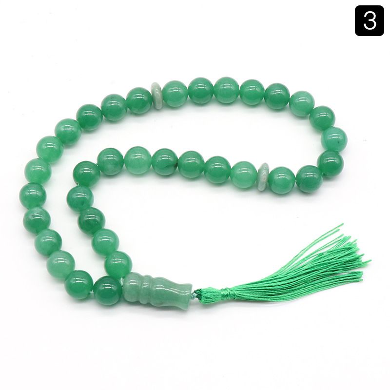 1204-Pulseira de ágata de cristal 33 rosário, jóias de mão, pendurado para carro, pingente de acessórios Wenwan