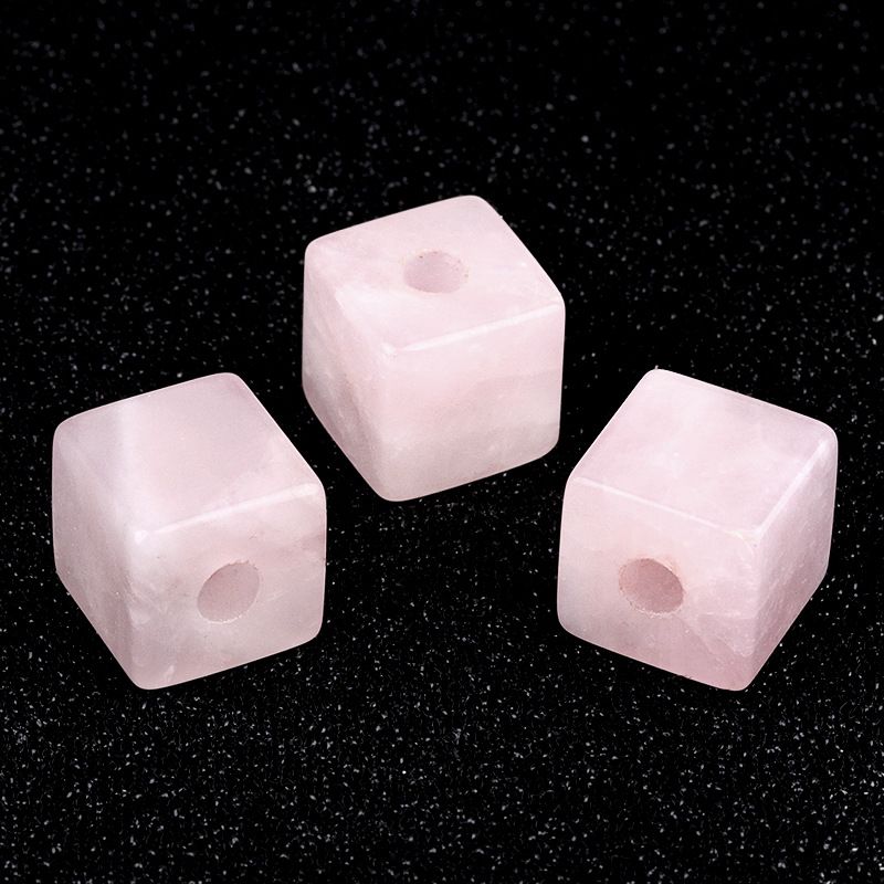 2089-Amethyst ágata pedra semi-preciosa 16mm abertura 5mm quadrado grande buraco contas soltas acessórios de jóias DIY
