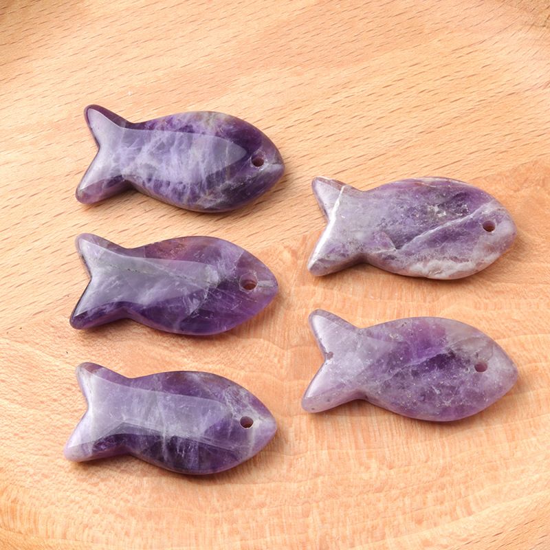 1614-Cristal ágata pedra semipreciosa pingente de peixe pequeno colar DIY saco pingente chaveiro animal acessórios