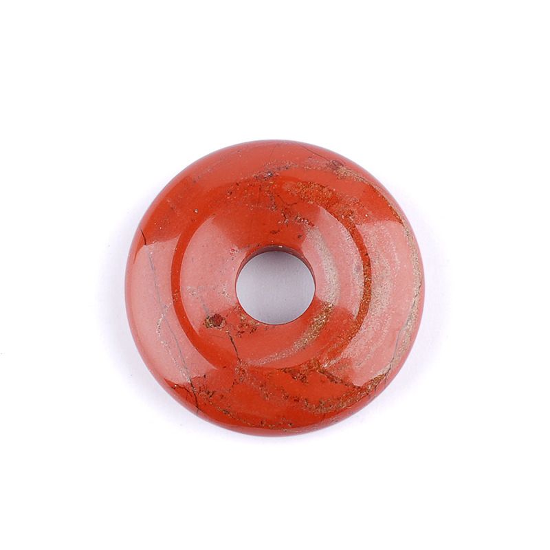 20Mm pingente de fivela de segurança de pedra de ágata de cristal natural, estilo nacional grande buraco redondo acessórios de colar nostálgico de pedra semipreciosa
