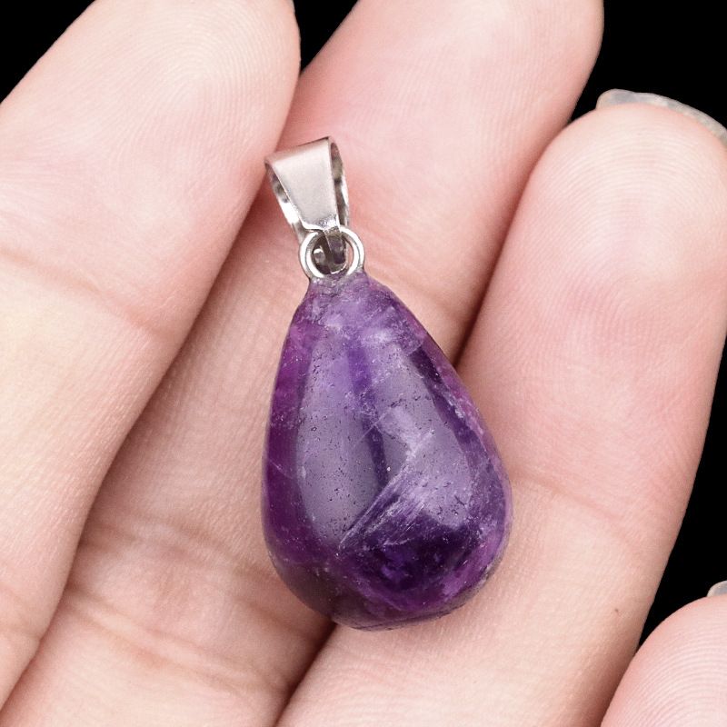 1463-20Mm pingente de gota de água redonda, pedra semi-preciosa natural pingente de gota de água redonda brincos DIY colar acessórios de jóias