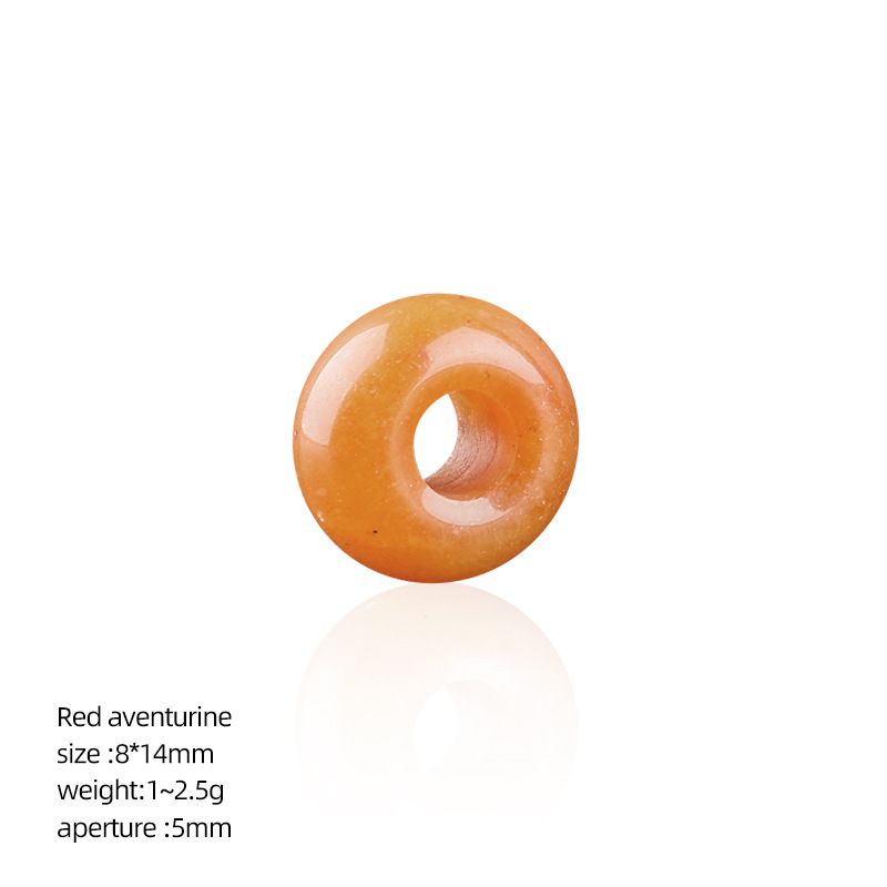 8 * 14Mm grande buraco natural cristal ábaco contas DIY colar colar de roupas de ágata contas soltas contas divisória acessórios de jóias