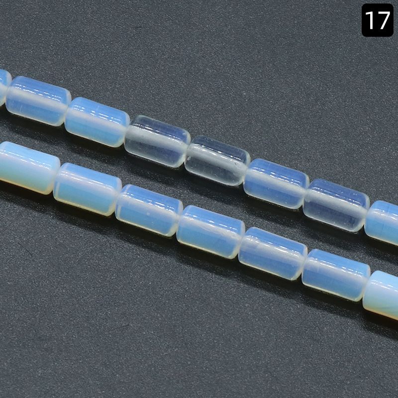 1330-Cristal ágata jade 6 * 10mm cilíndrico solto talão espaçador de tubo redondo talão de balde acessórios DIY vários materiais