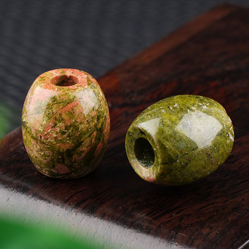 Contas de buraco grande cristal ágata jade balde contas Grande buraco solto contas 16 × 18mm abertura 5mm acessórios de jóias