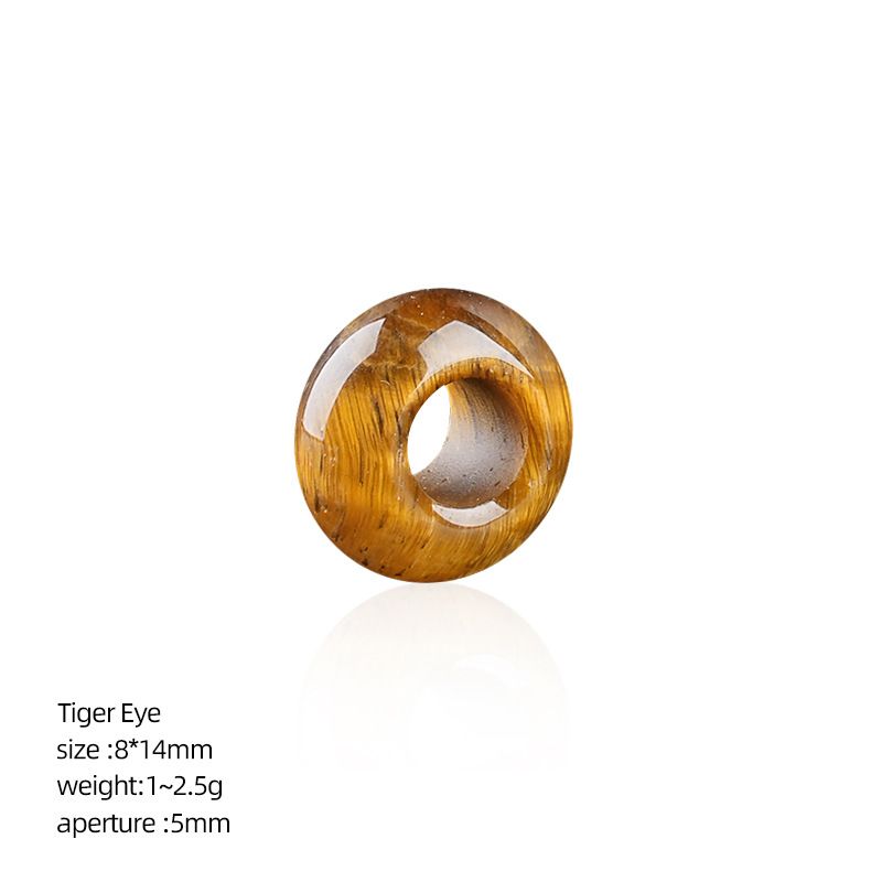 8 * 14Mm grande buraco natural cristal ábaco contas DIY colar colar de roupas de ágata contas soltas contas divisória acessórios de jóias