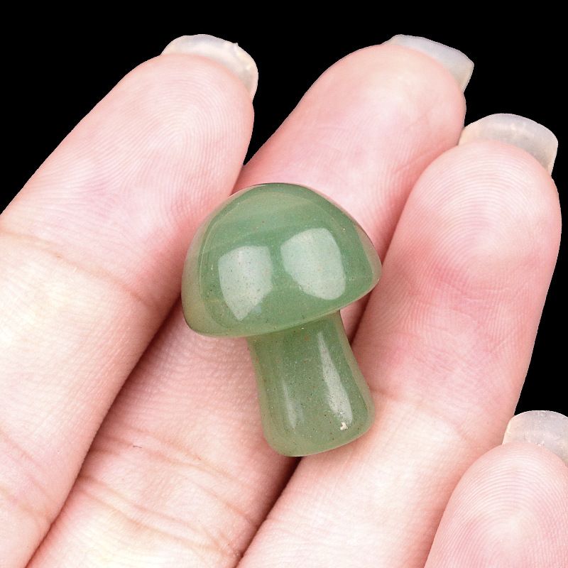 883-Amethyst agate stone mini 2cm pequeno cogumelo DIY micro paisagem Mori paisagismo jardim flor vaso decoração