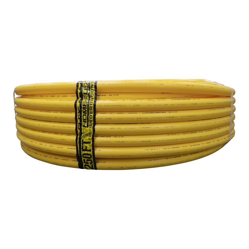 1-1/2 in. IPS x 250 ft. DR 11 Underground Yellow Polyethylene Gas Pipe