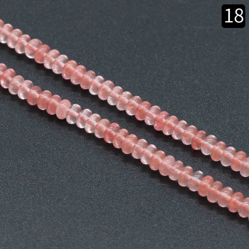 1113-Pedra semipreciosa de ágata de cristal natural 2X4mm ábaco frisado DIY pulseira colar brincos material de jóias
