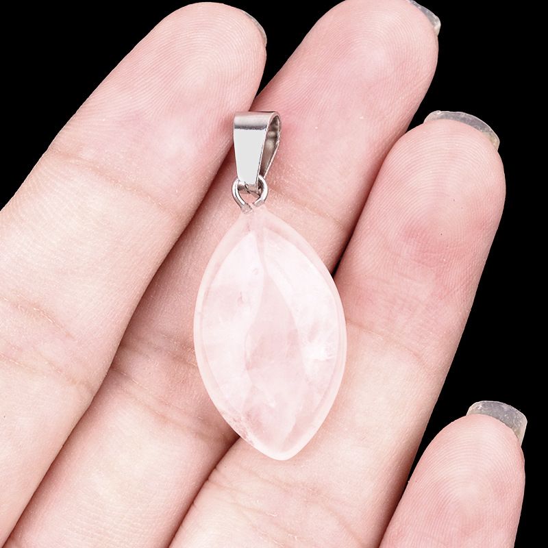 1461-22Mm Pingente de Olho de Cavalo, Cristal Natural Pingente de Olho de Cavalo Semi-Precioso Brincos DIY Acessórios Colar