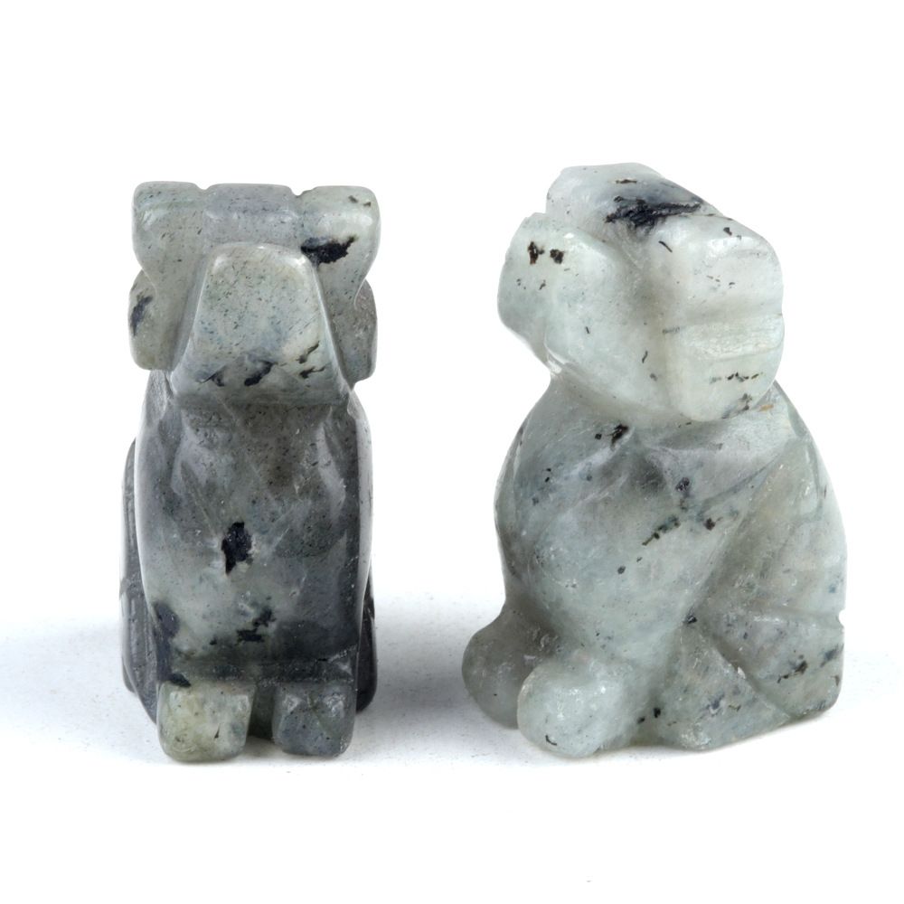 1606 a 1in filhote de cachorro ágata cristal pedra mini escultura animal pequeno pedra semi-preciosa artesanato cão pequeno ornamento