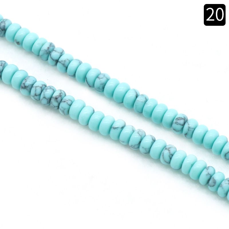 1113-Pedra semipreciosa de ágata de cristal natural 2X4mm ábaco frisado DIY pulseira colar brincos material de jóias