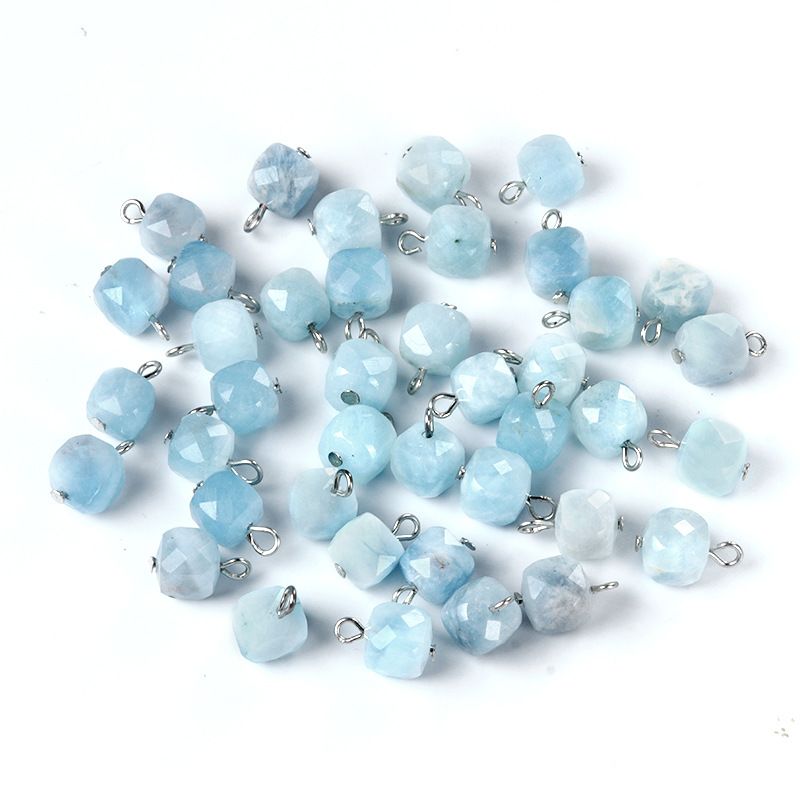 1724-9Mm contas de cristal quadradas cortadas, botões cheongsam Hanfu, acessórios de vestuário Acessórios de jóias DIY