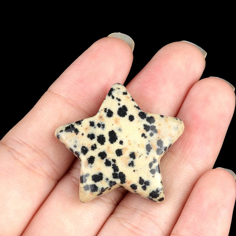 1433-30Mm pentagrama de cristal natural ágata estrela de pedra lua DIY estrela não porosa acessórios material