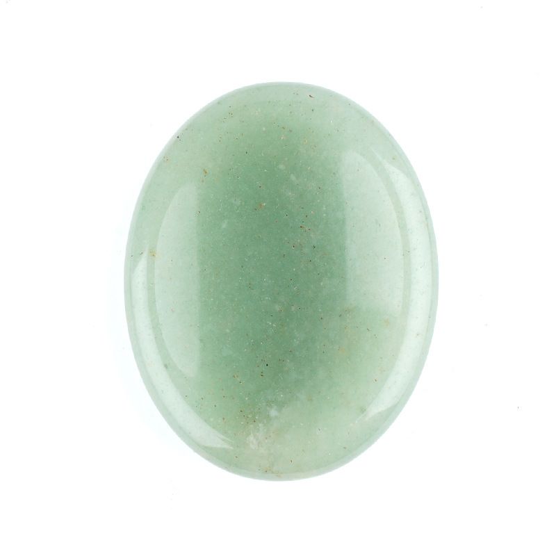 Pedra de cristal natural, prensagem e raspagem de novo produto transfronteiriço 35 * 45 ranhura oval de ágata nepenthes pedra de palma
