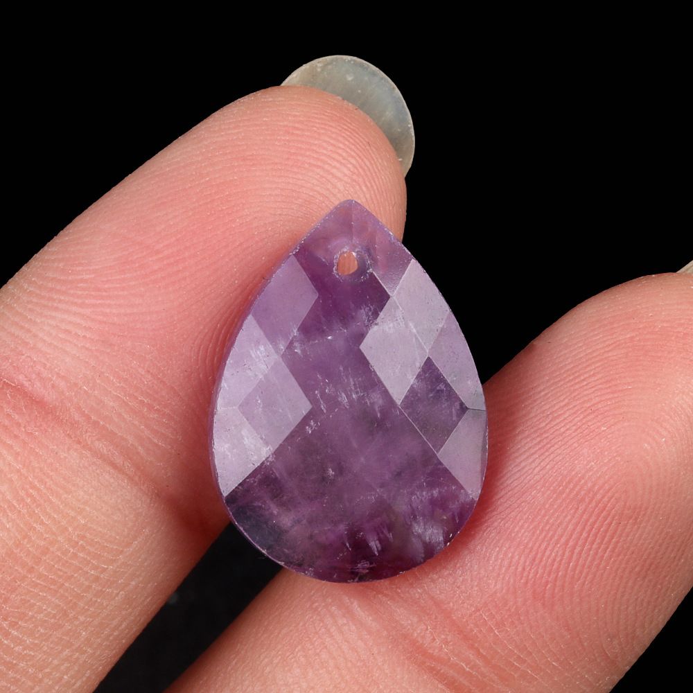 1799-Pedra de ágata de cristal natural 13x18mm pingente de gota de água plana cortada DIY colar brincos acessórios de jóias