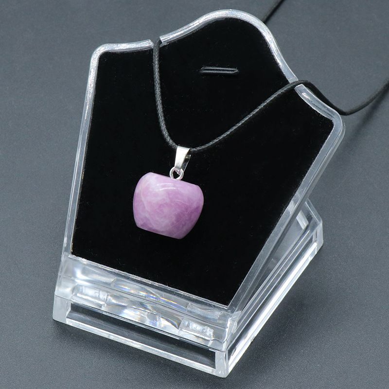 1479-Pedra de ágata de cristal natural 20mm pingente de maçã DIY acessórios decorativos para véspera de Natal