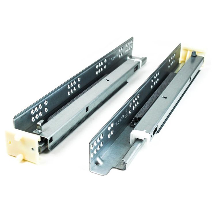 15 in. Soft Close Full Extension Under Mount Cabinet Drawer Slide 100 lbs. (1-Pair)