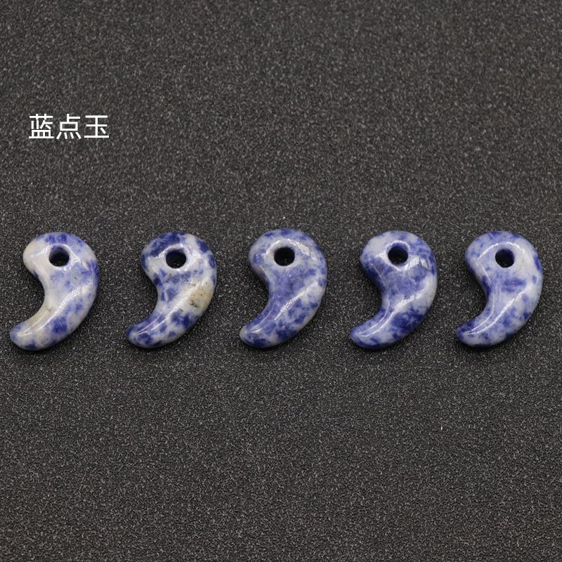 175-Cristal ágata yin e yang gancho jade pingente grande tengu Inuyasha animação pulseira periférica colar acessórios