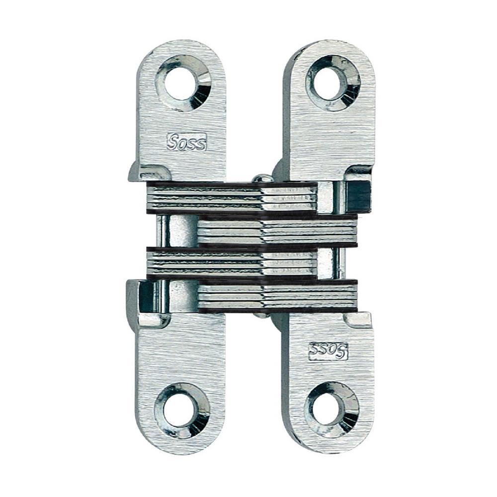 1/2 in. 2-3/8 in. Satin Chrome Invisible Hinge