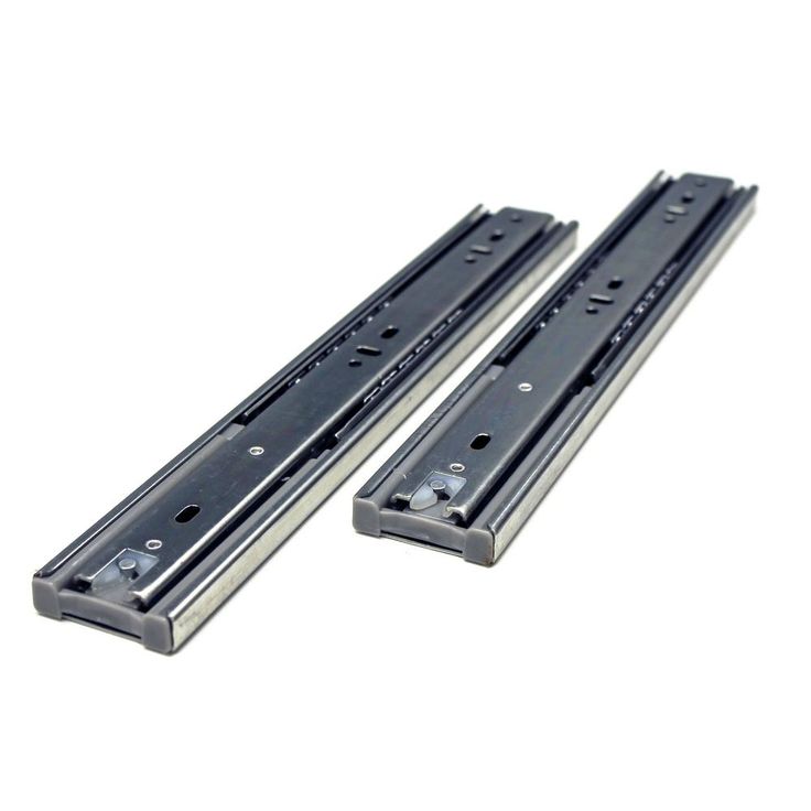 10 in. Side Mount Soft Close Full Extension Ball Bearing Drawer Slide with Installation Screws (1-Pair)