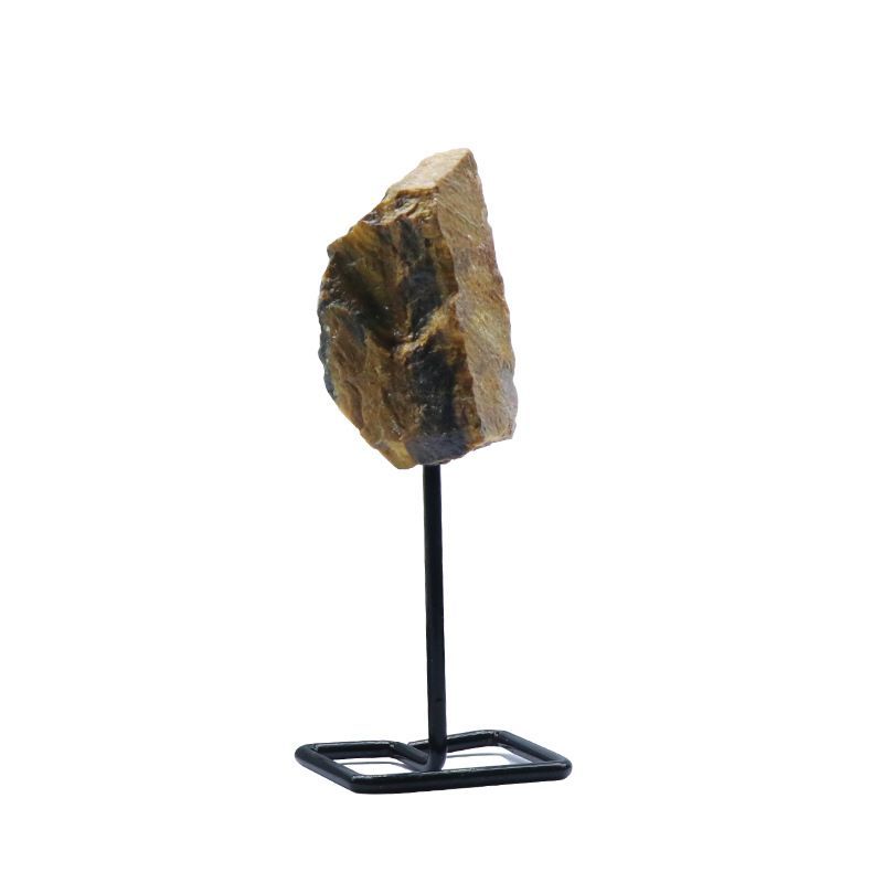 Ornamento de pedra áspera irregular, estilo nórdico pedra bruta simples mesa sala de estar casa ornamento de pedra