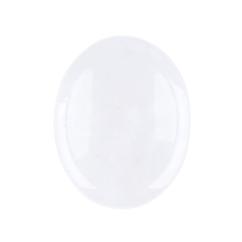 Pedra de cristal natural, prensagem e raspagem de novo produto transfronteiriço 35 * 45 ranhura oval de ágata nepenthes pedra de palma