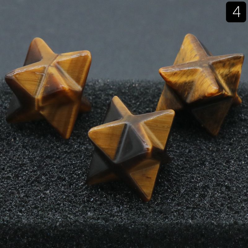 1444-Merkaba estrela de Kaba não porosa, pedra de ágata de cristal natural Merkaba grande hexagrama de satélite