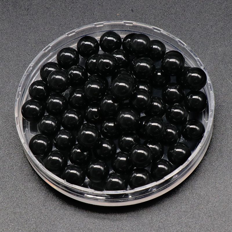 Contas de meio orifício de 1600-8mm, contas redondas de meio orifício de ágata de cristal natural, contas soltas Brincos de viga DIY acessórios de incrustação