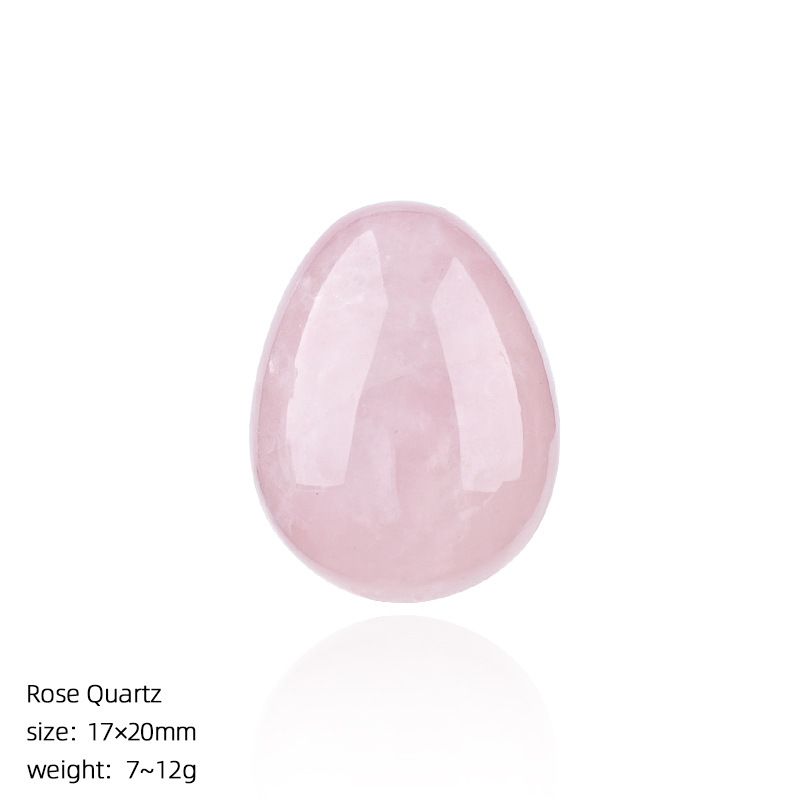 1431 Ovo de pedra de pedra crua em forma de pássaro de cristal natural de 20mm de cristal natural pequeno com ágata da Páscoa esculpida em forma de ovo