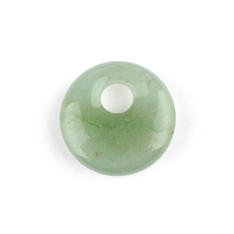 Pingente de fivela de segurança de orifício lateral de ágata de cristal natural de 18mm, colar nostálgico de ametista de orifício lateral de irmão redondo estilo nacional