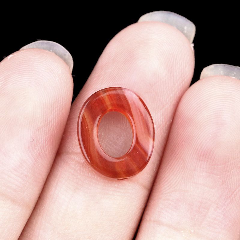 2052-Contas soltas ovais de pedra de cristal natural de ágata de cristal DIY colar pulseira acessórios contas