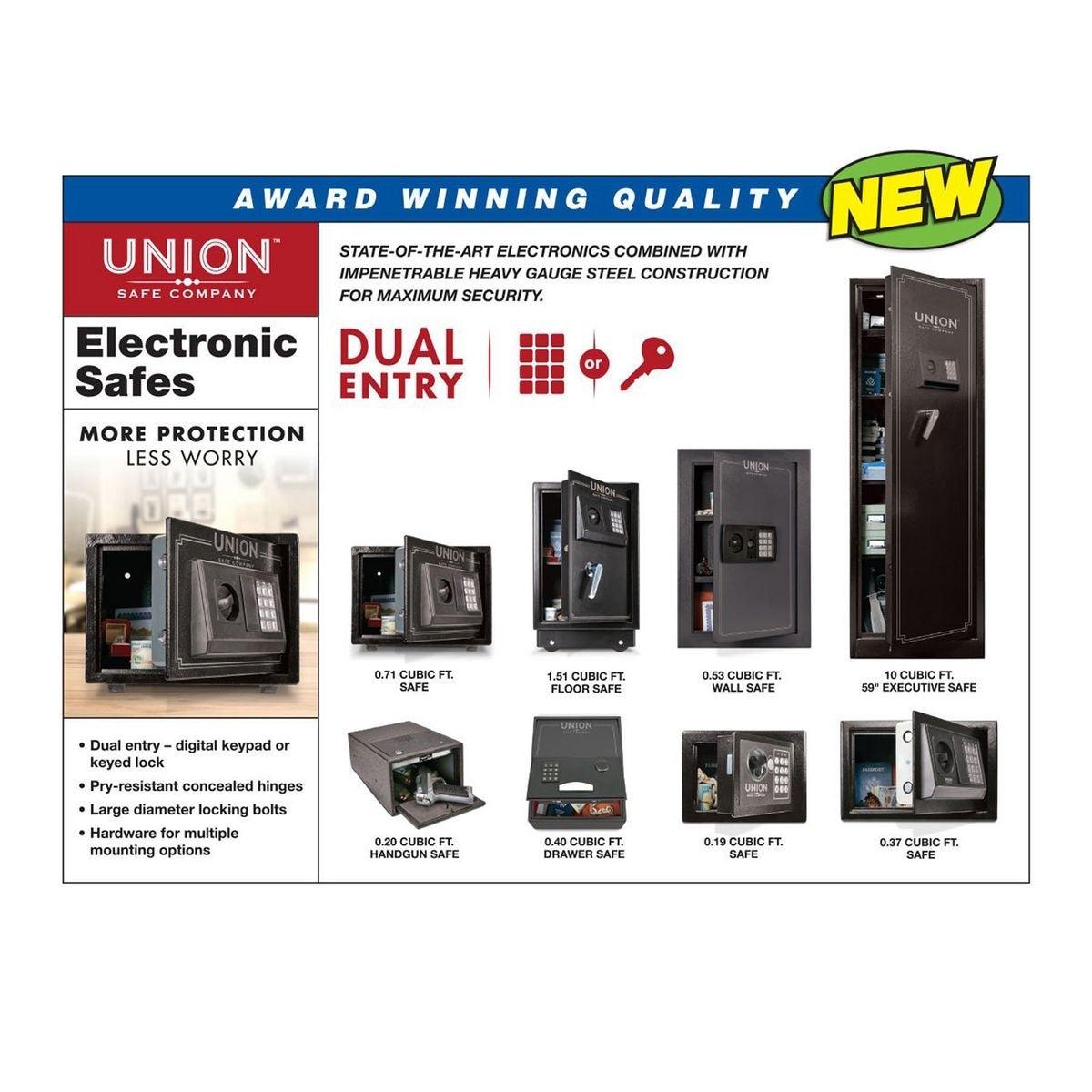 0.19 Cubic Ft. Electronic Digital Safe