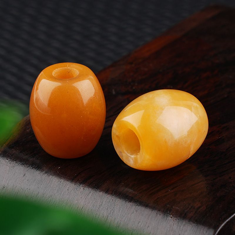 Contas de buraco grande cristal ágata jade balde contas Grande buraco solto contas 16 × 18mm abertura 5mm acessórios de jóias