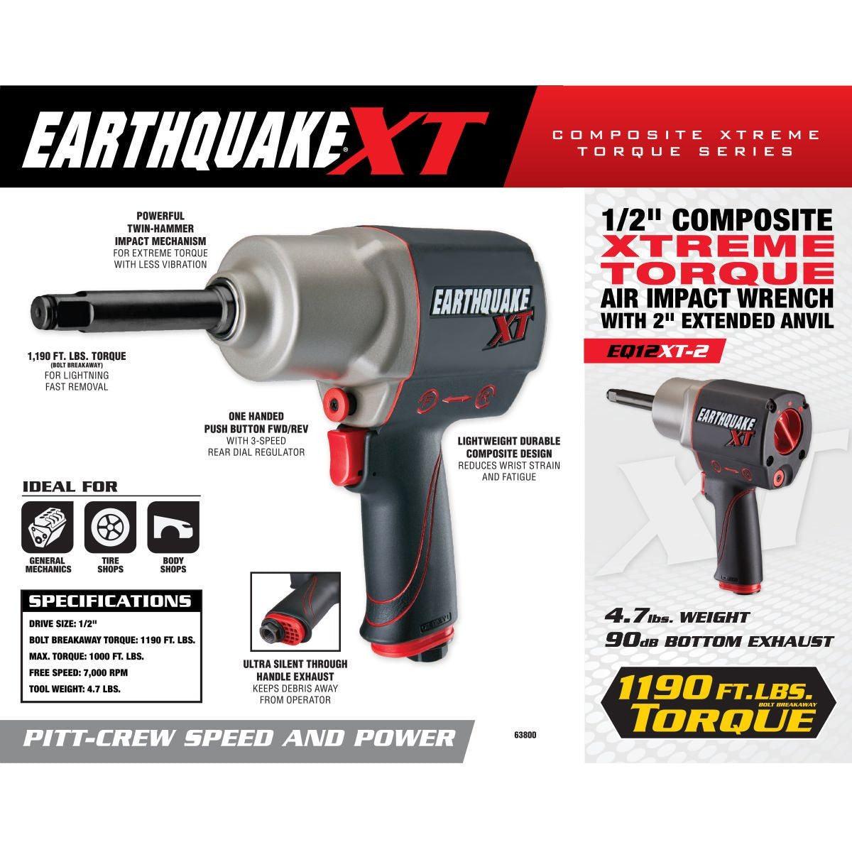 1/2 in. Composite Xtreme Torque Air Impact Wrench with 2 in. Anvil