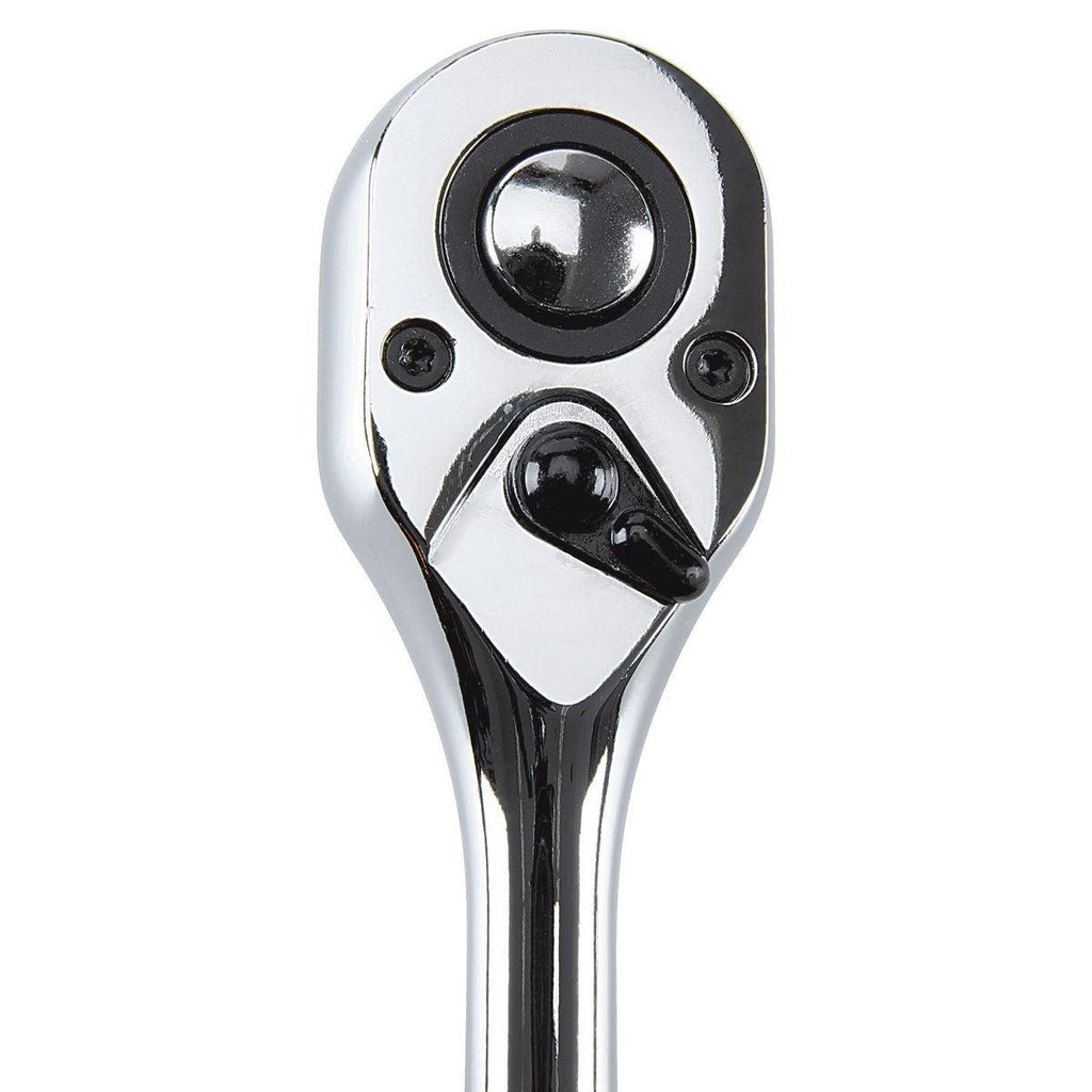 1/2 in. Drive SAE & Metric Chrome Socket and Ratchet Set, 21 Pc.