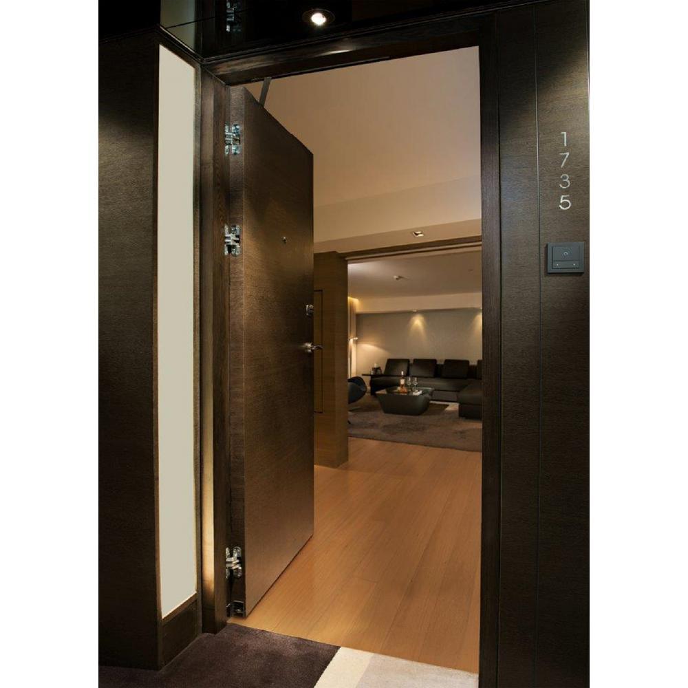 1/2 in. 2-3/8 in. Satin Chrome Invisible Hinge