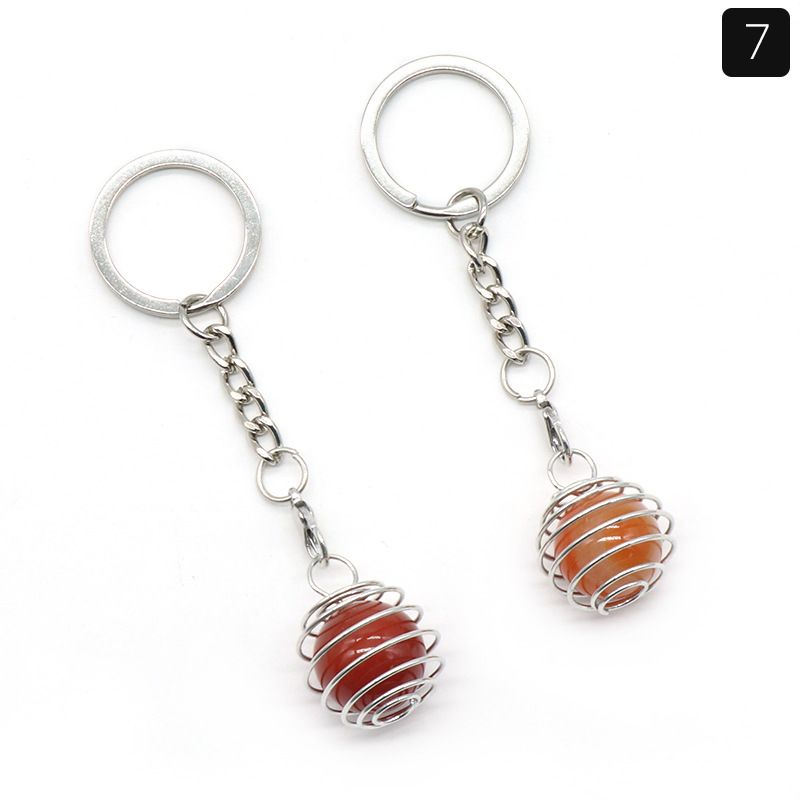 1491-Chave pingente de cristal bola lanterna chaveiro ametista bola removível saco pingente