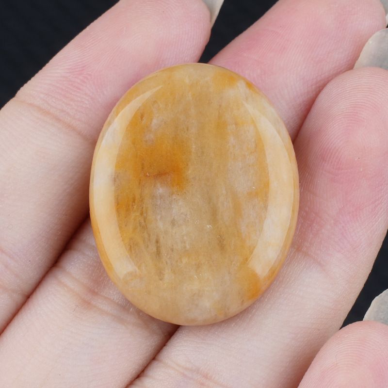 Pedra Natural Cristal Oval 28mm Ornamento de Artesanato de Pedra Saudável Atacado Presente de Natal